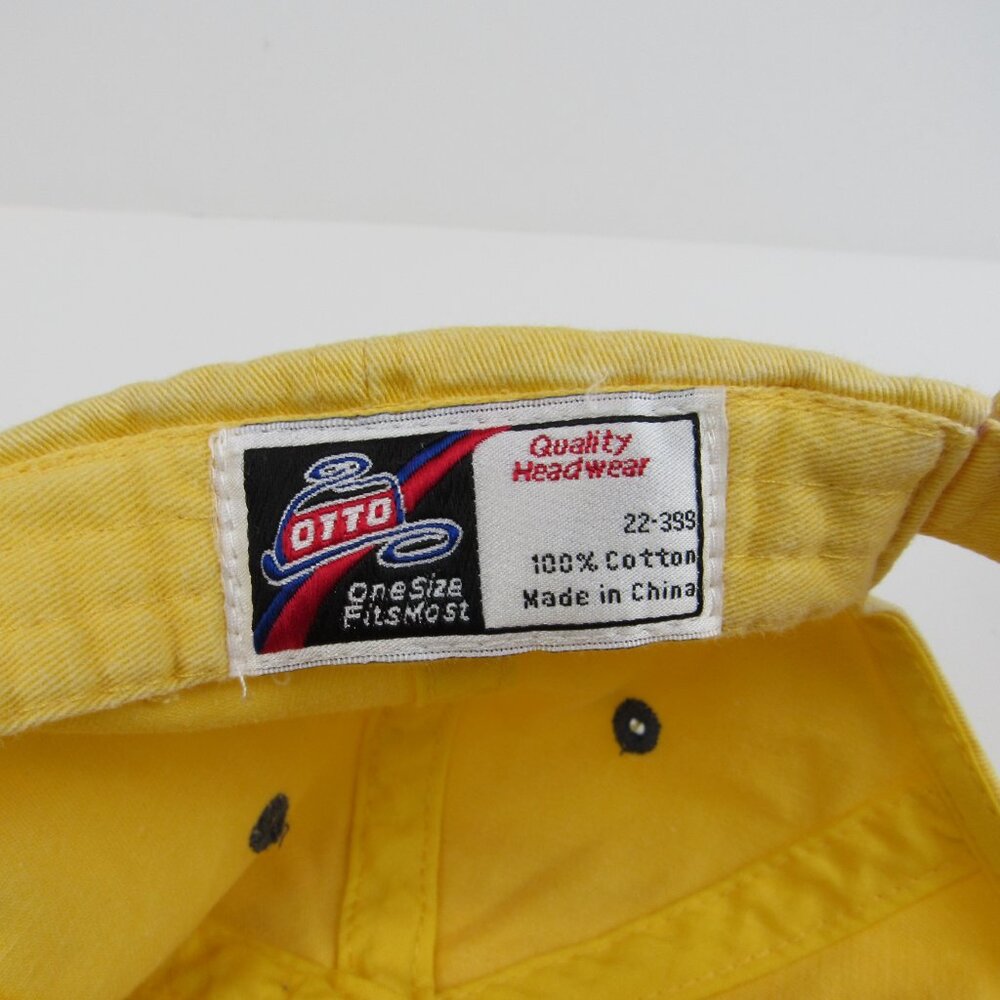 Georgia Girl Cap Yellow Women's Hook & Loop Adjustable Embroidered Baseball Hat - Picture 9 of 9